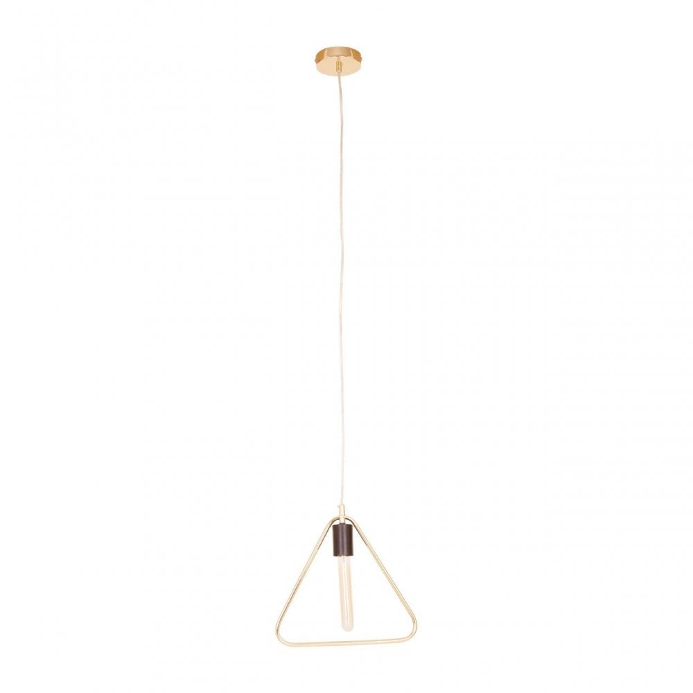 Lavis Gold Triangle Pendant Light