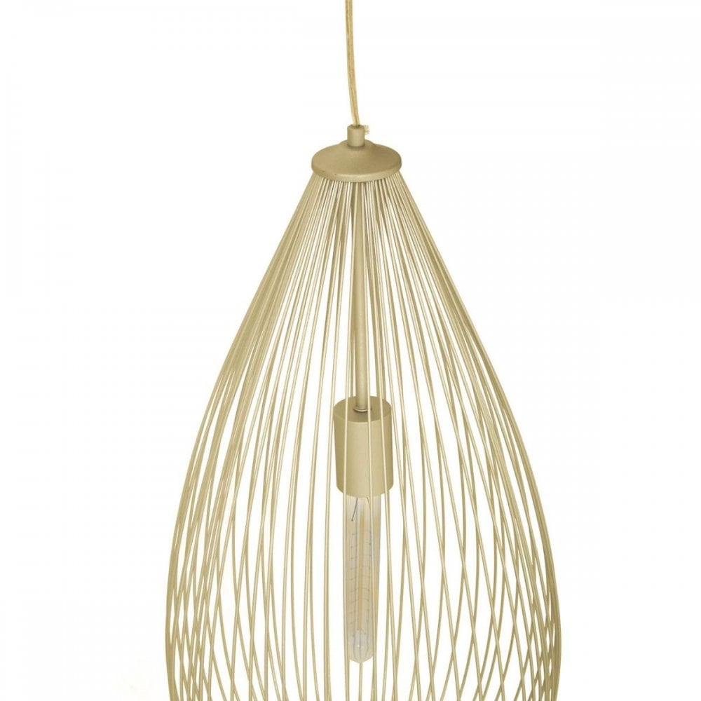Lavis Gold Iron Pendant Light