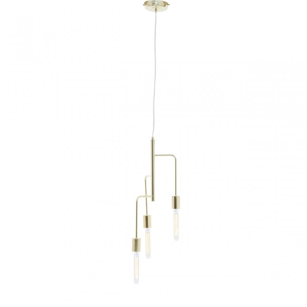 Lagona 3 Bulb Gold Finish Pendant Light