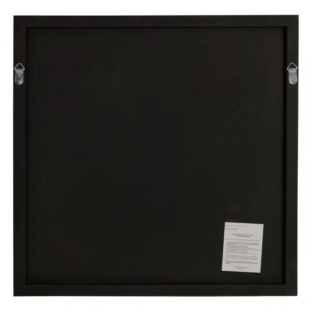 Ando Large Square Gold Finish Wall Mirror