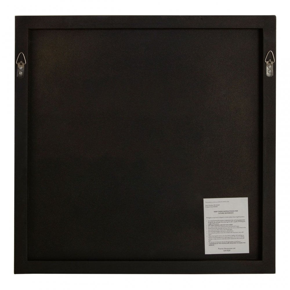 Ando Medium Square Gold Finish Wall Mirror