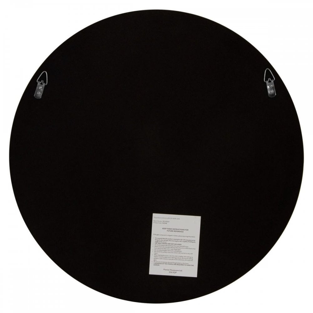 Medium Round Wall Mirror With Gold Frame