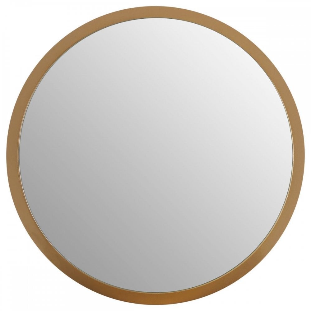 Small Round Wall Mirror With Gold Frame