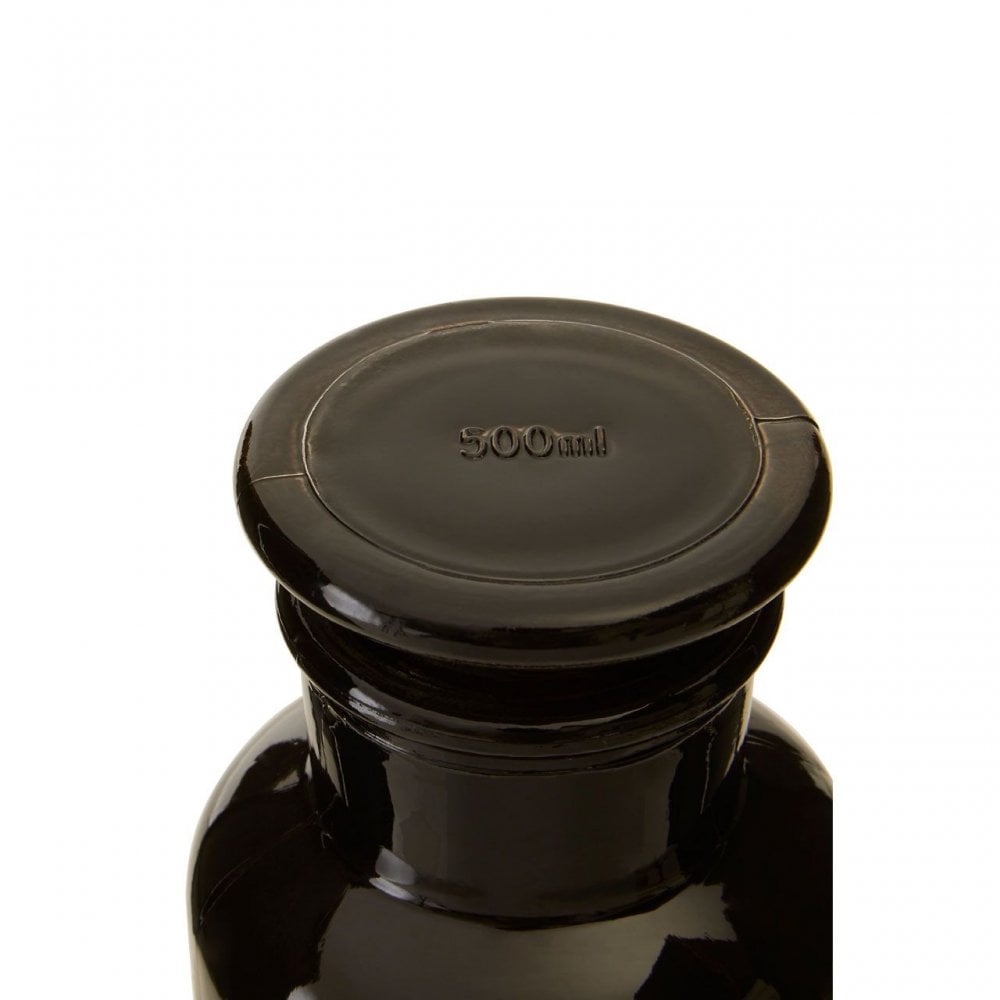 Apothecary Large Black Reagent Bottle