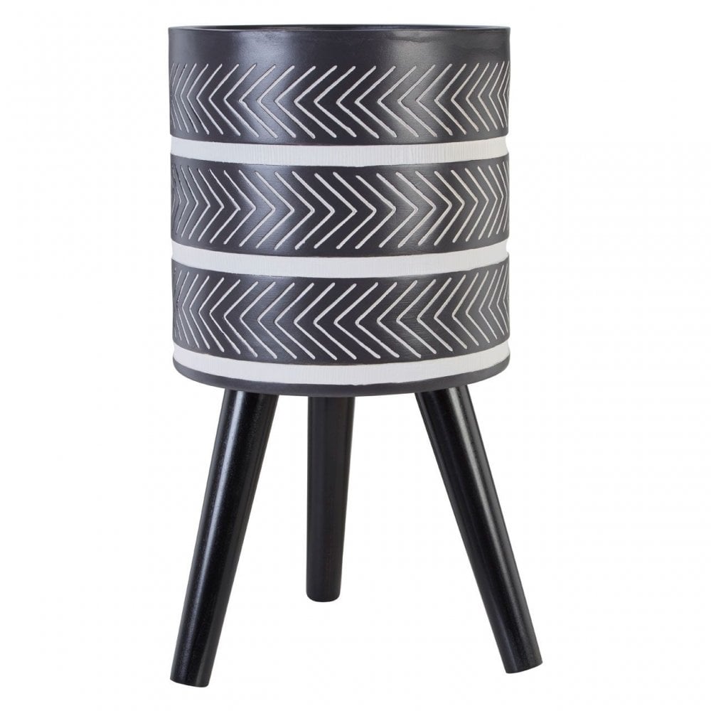 Darnell Large Chevron Planter