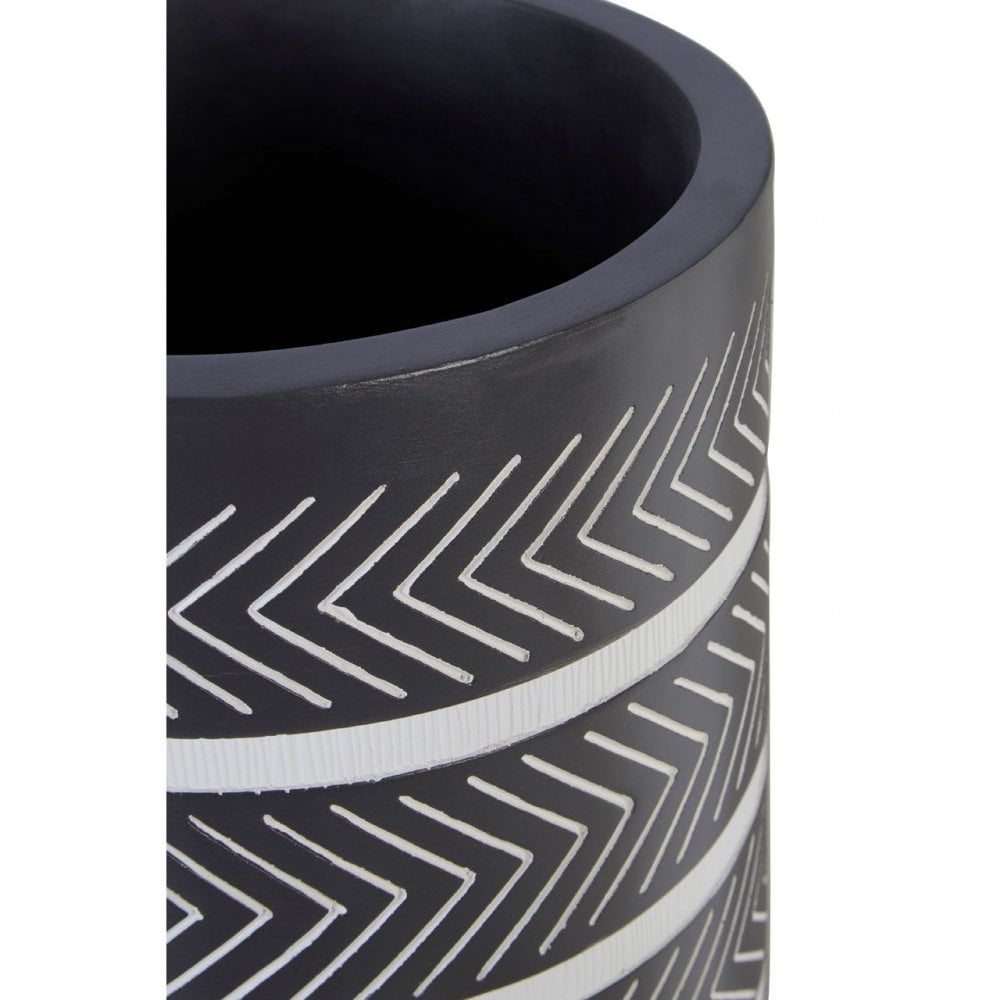 Darnell Large Chevron Planter