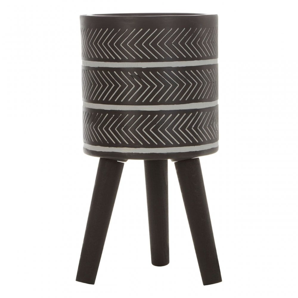 Darnell Large Chevron Planter