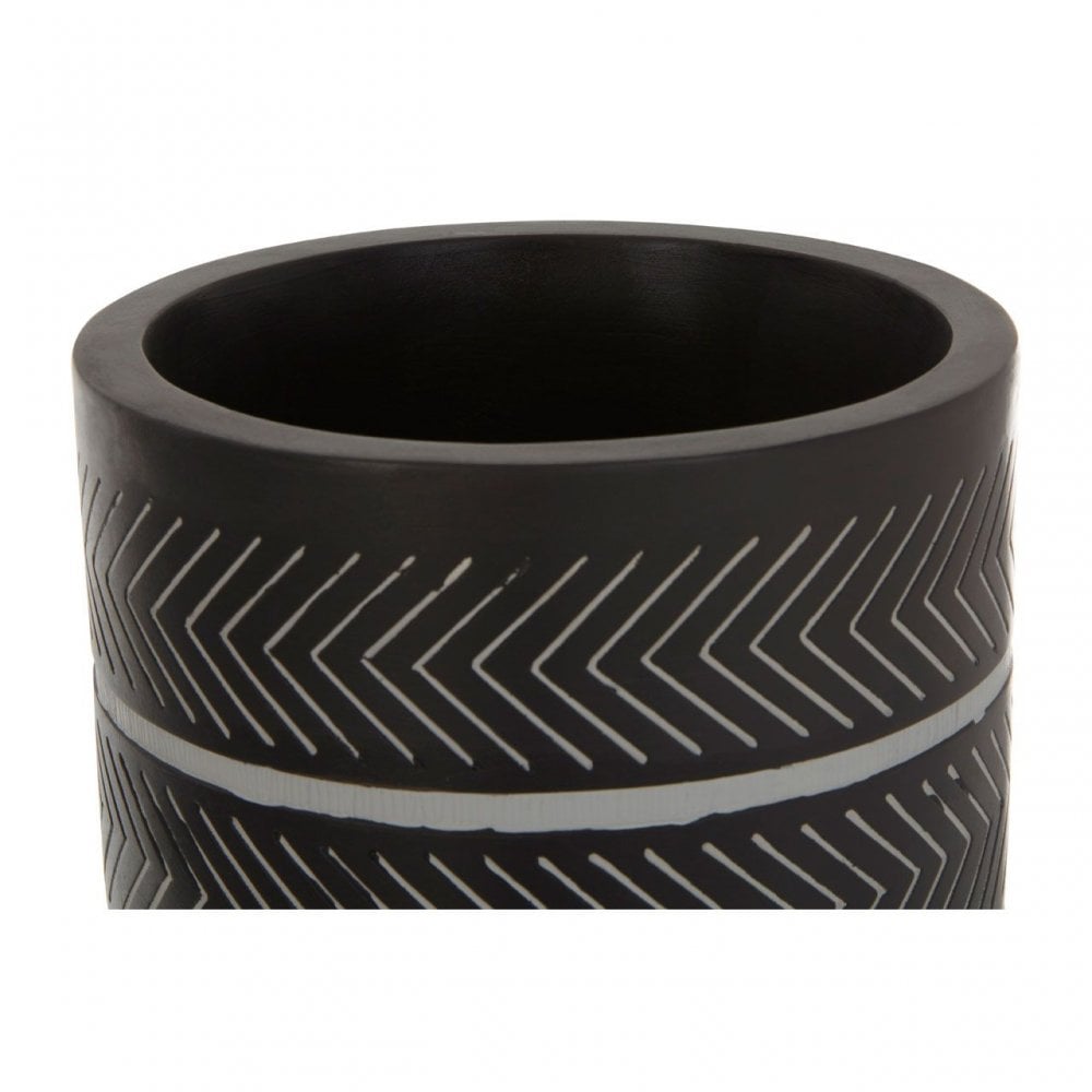 Darnell Large Chevron Planter