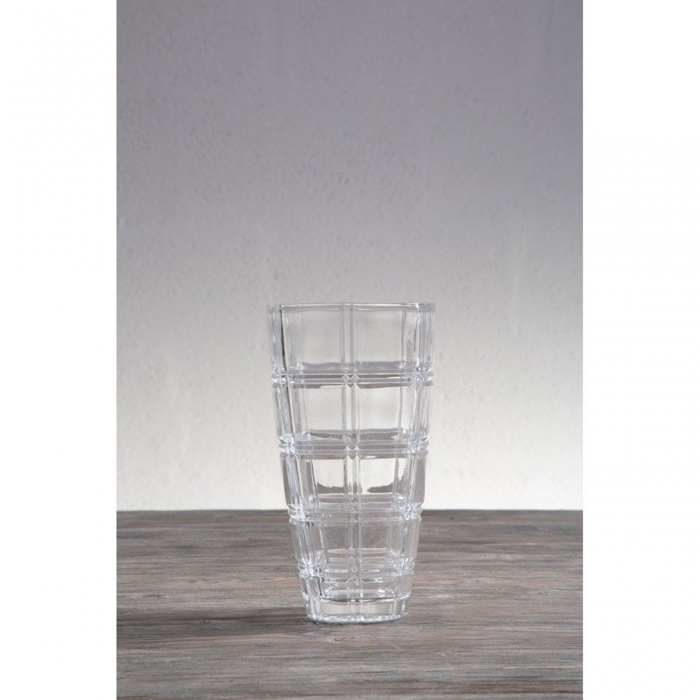Savita Vase With Grid Pattern