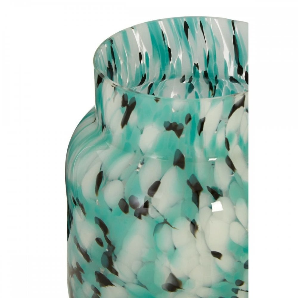 Calla Turquoise Speckle Vase