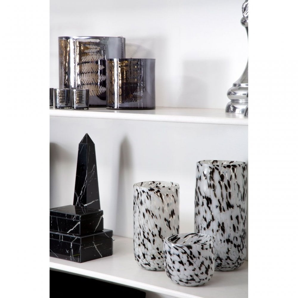Carra Speckled Grey Small Vase