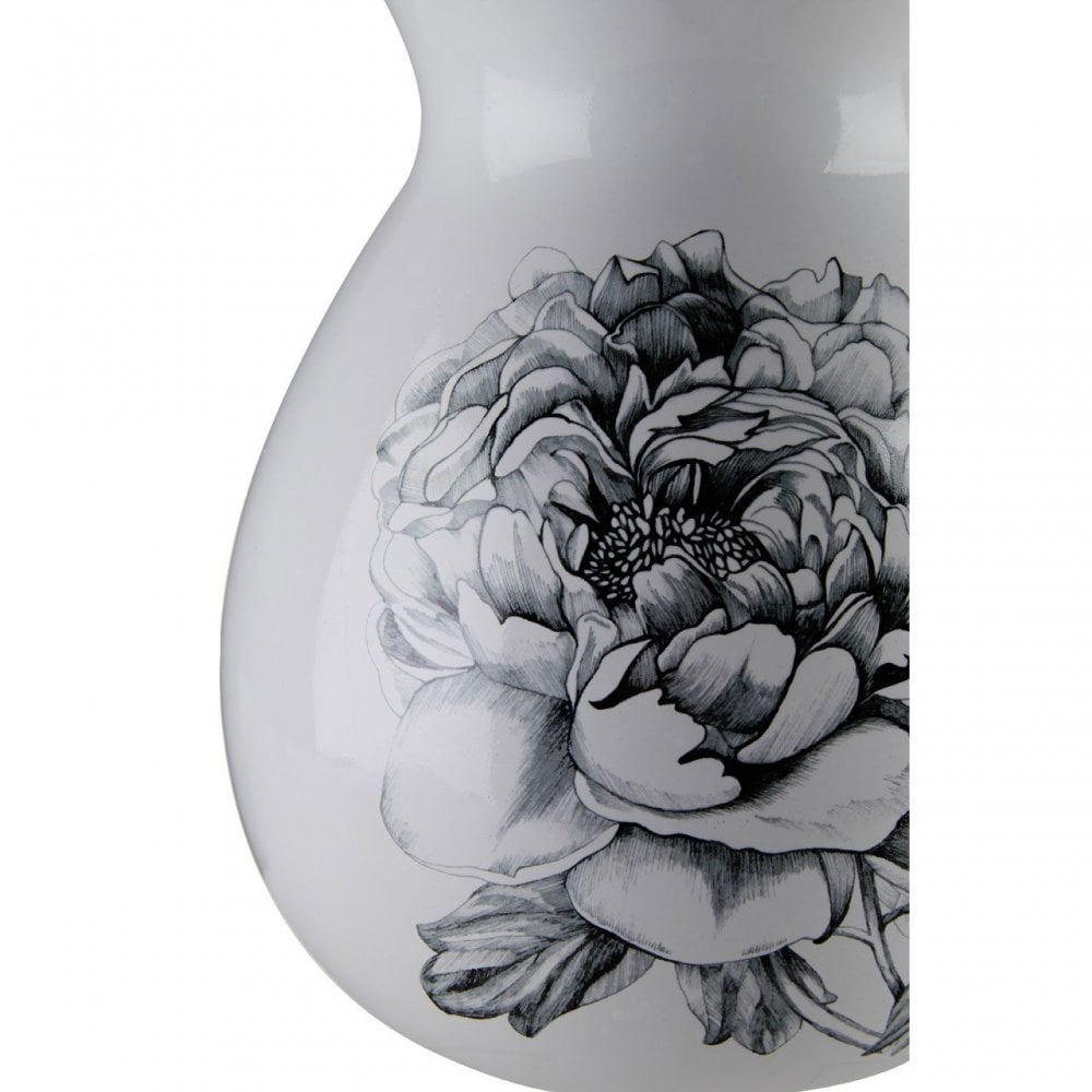 White And Black Bloom
