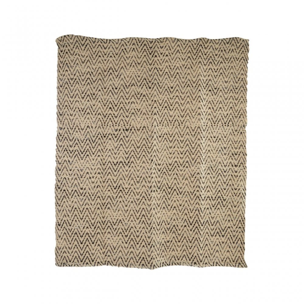 Bosie Grey Woven Chevron Throw