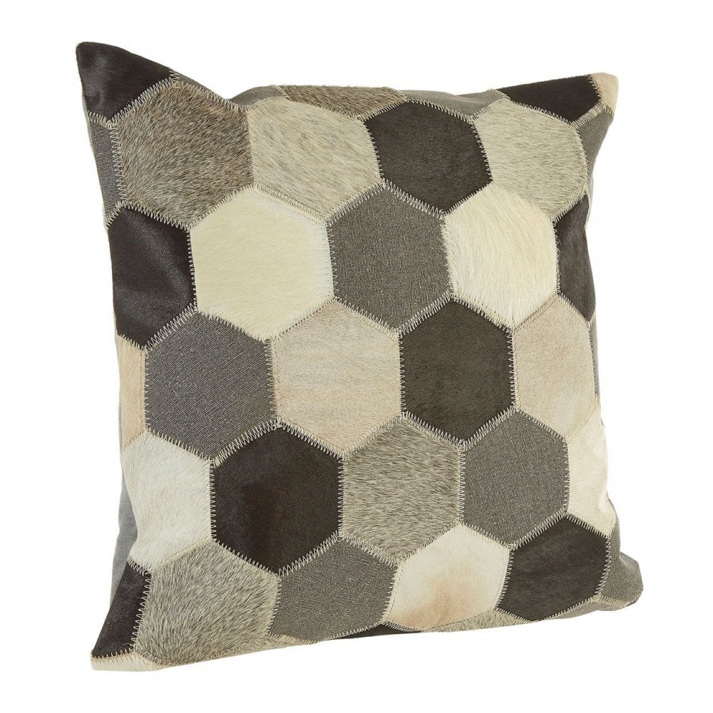 Safira Black/White/Grey Cushion Cover