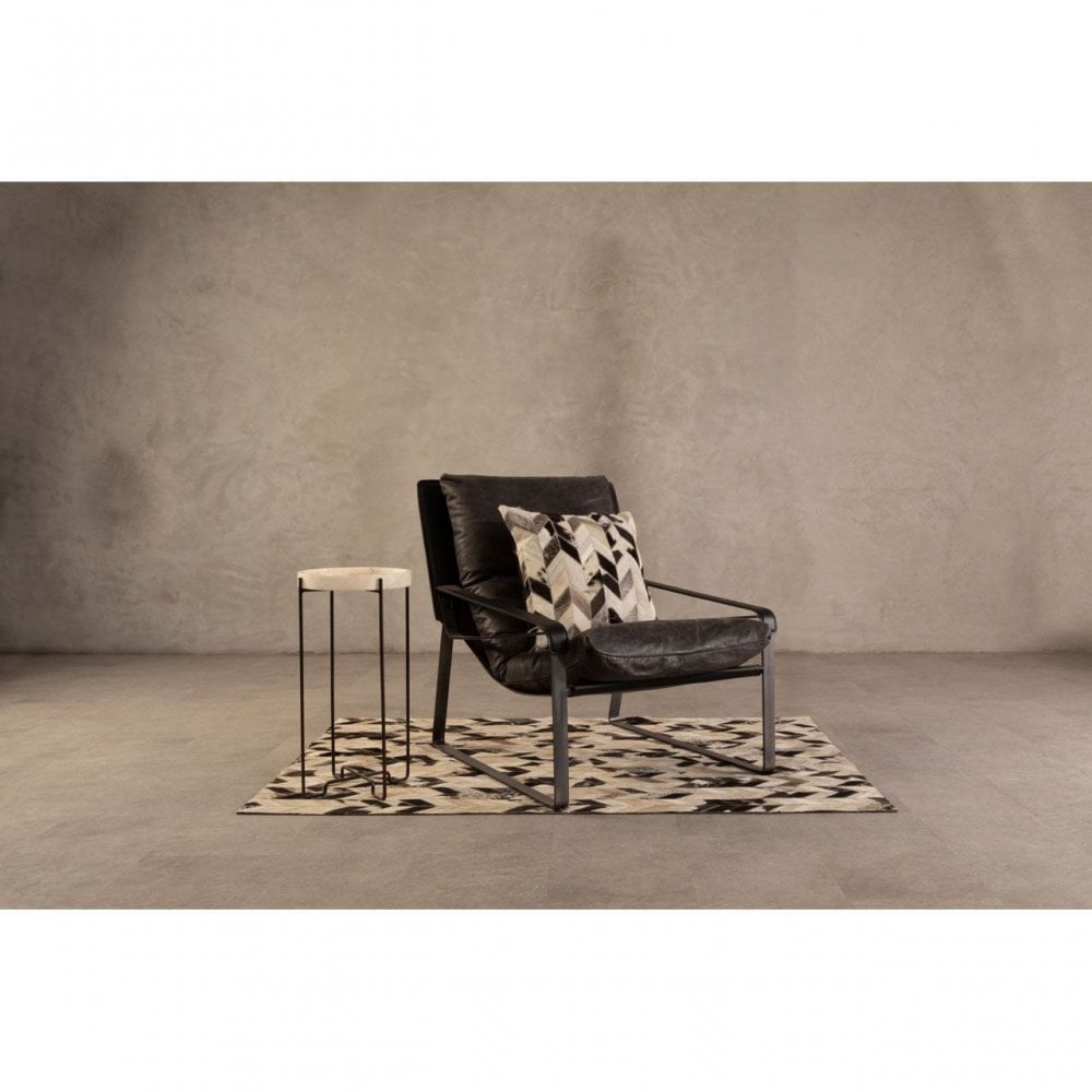 Safira Black/White Patchwork Cushion Cover