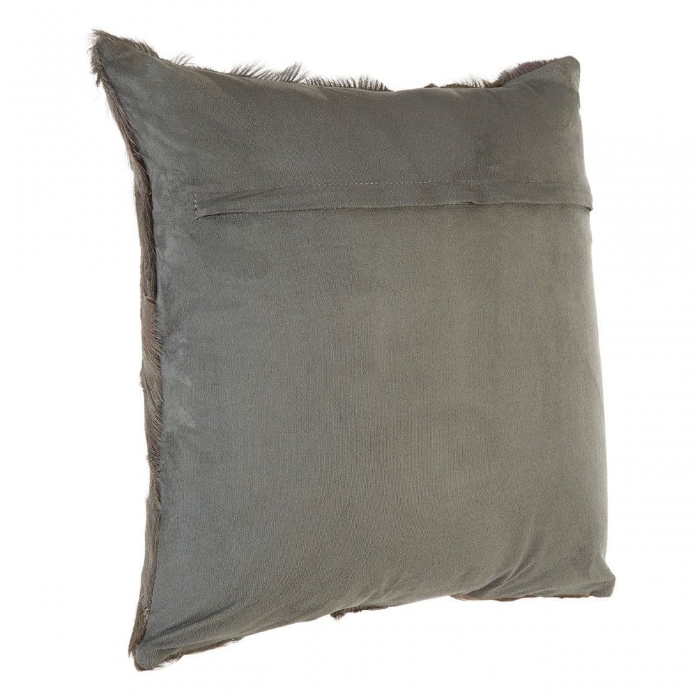 Safira Light Grey Patchwork Cushion Cover