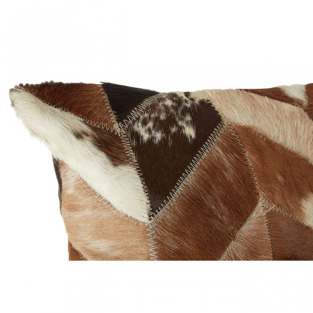 Safira Natural Patchwork Cushion Cover