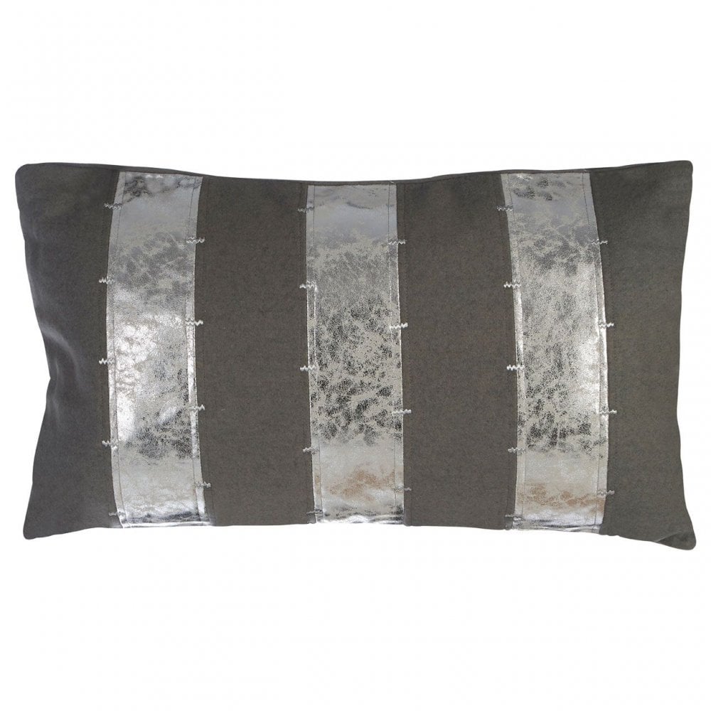 Kensington Townhouse Grey And Silver Cushion