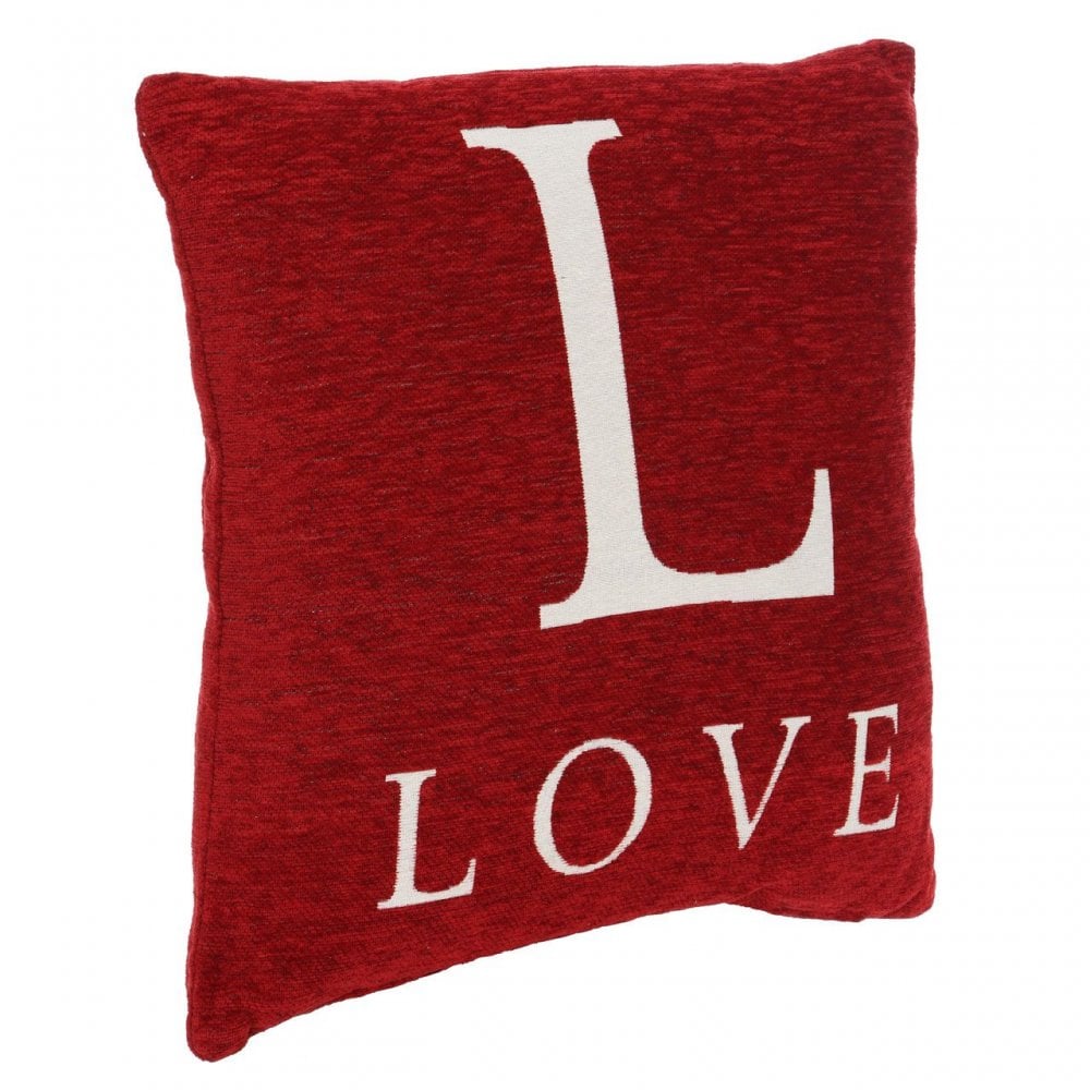 Words 'Love' Red Cushion