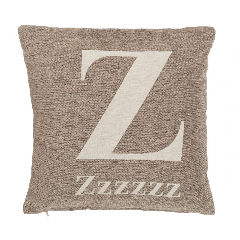 Natural '*Zzzzzz*' Words Cushion
