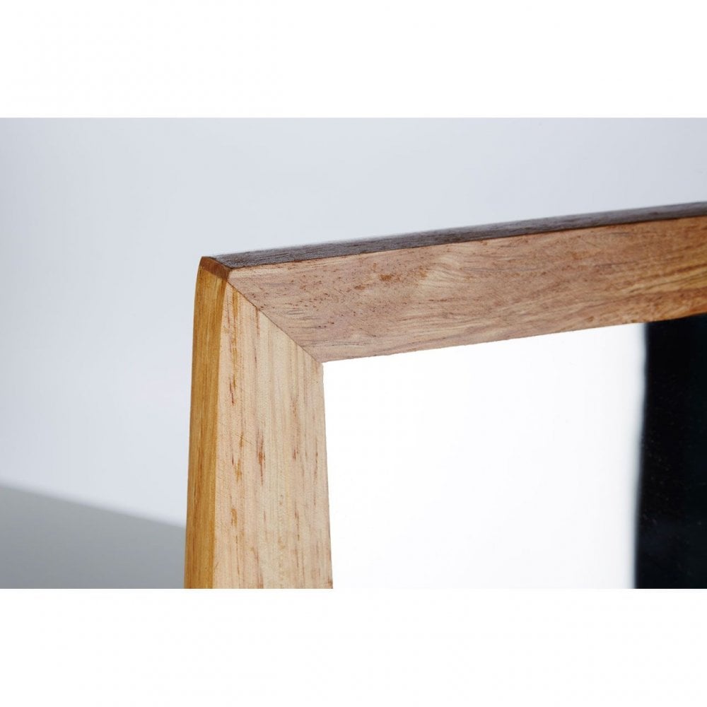 Wooden Frame Swivel Mirror