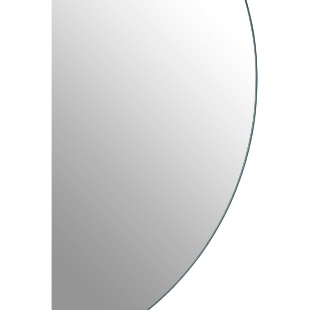 Athena Discus Large Black Wall Mirror