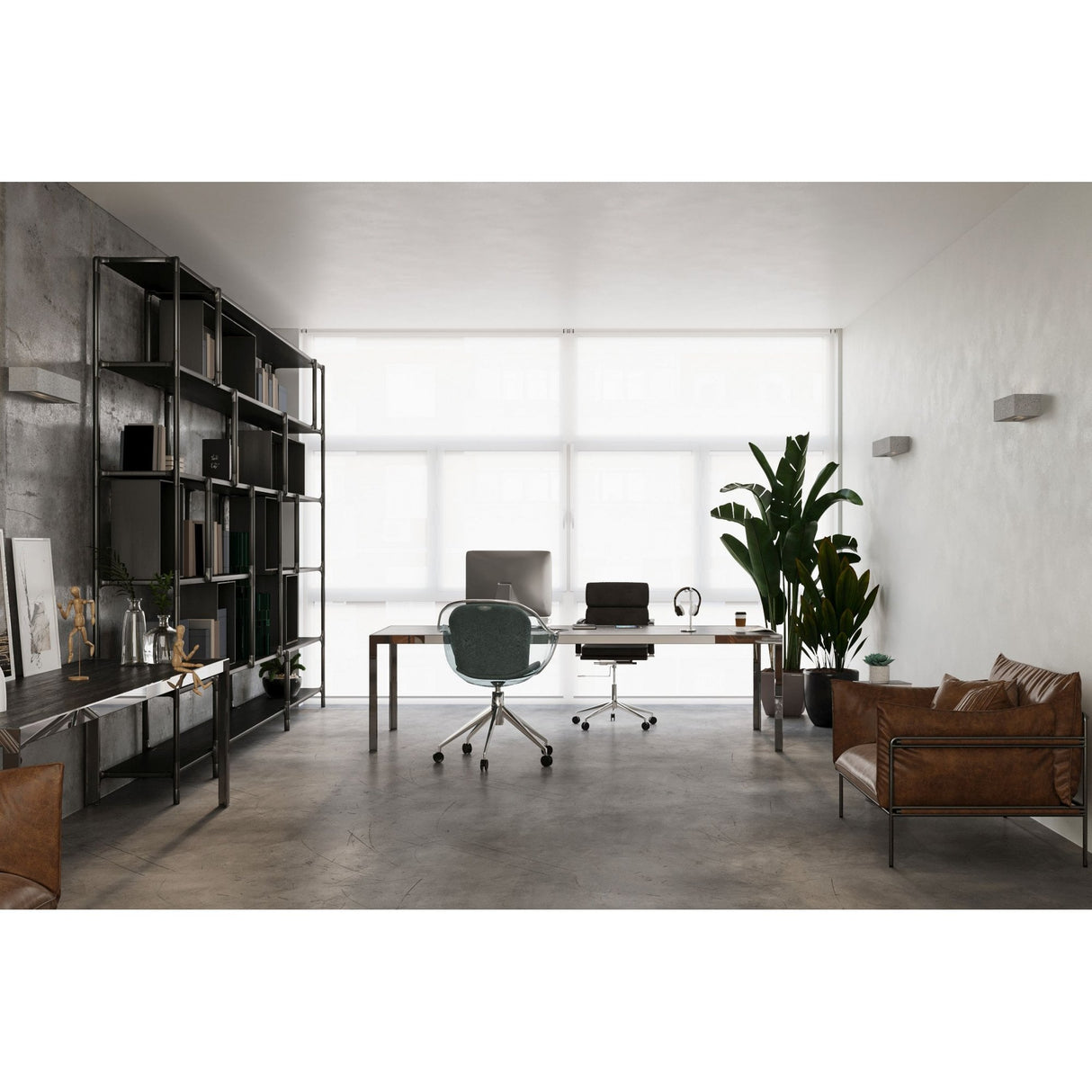 Concrete Elegance: Vega LED Dual-Illumination Wall Light in Grey