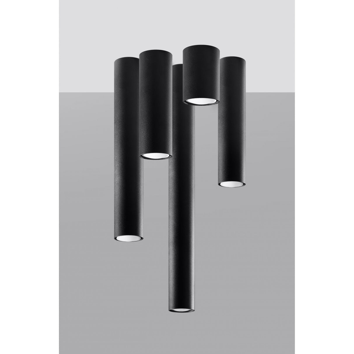 Black Steel Lagos Ceiling Light 20