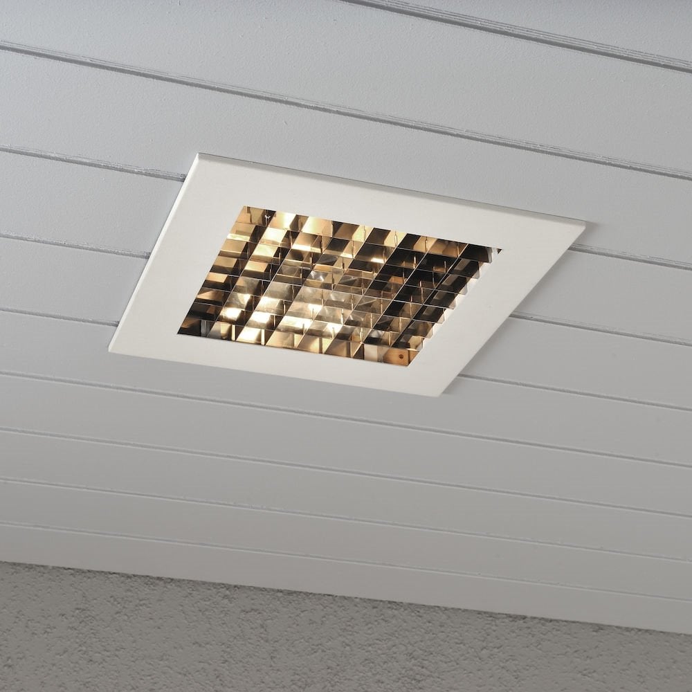 Flush Mount LED Light in Matte White