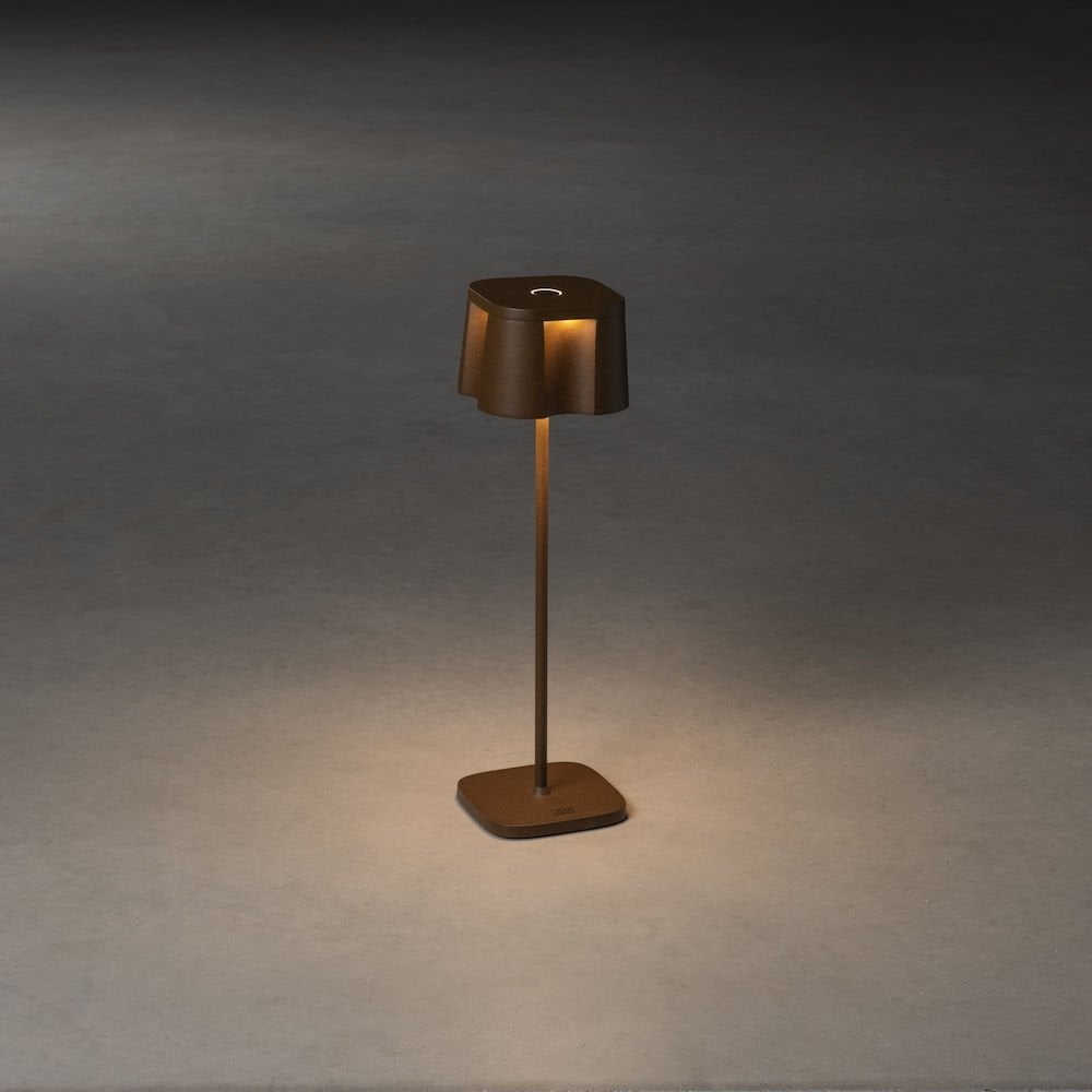 Elegant Rust-Color USB LED Table Lamp