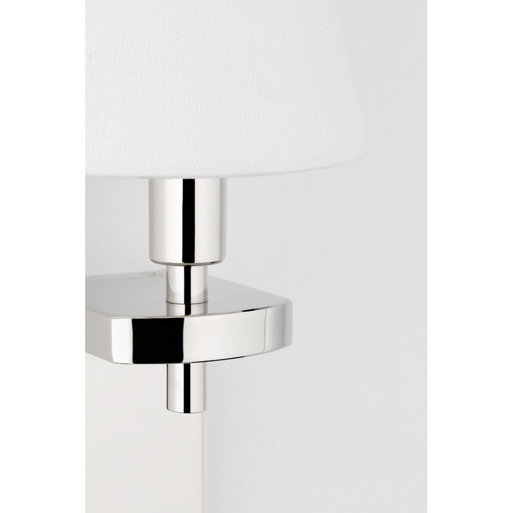 Modern Elegance 1-Light Linen Wall Sconce