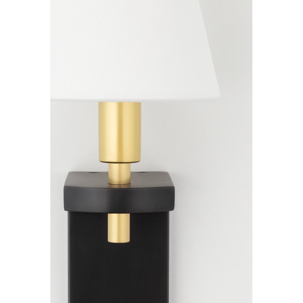 Modern Elegance 1-Light Linen Wall Sconce