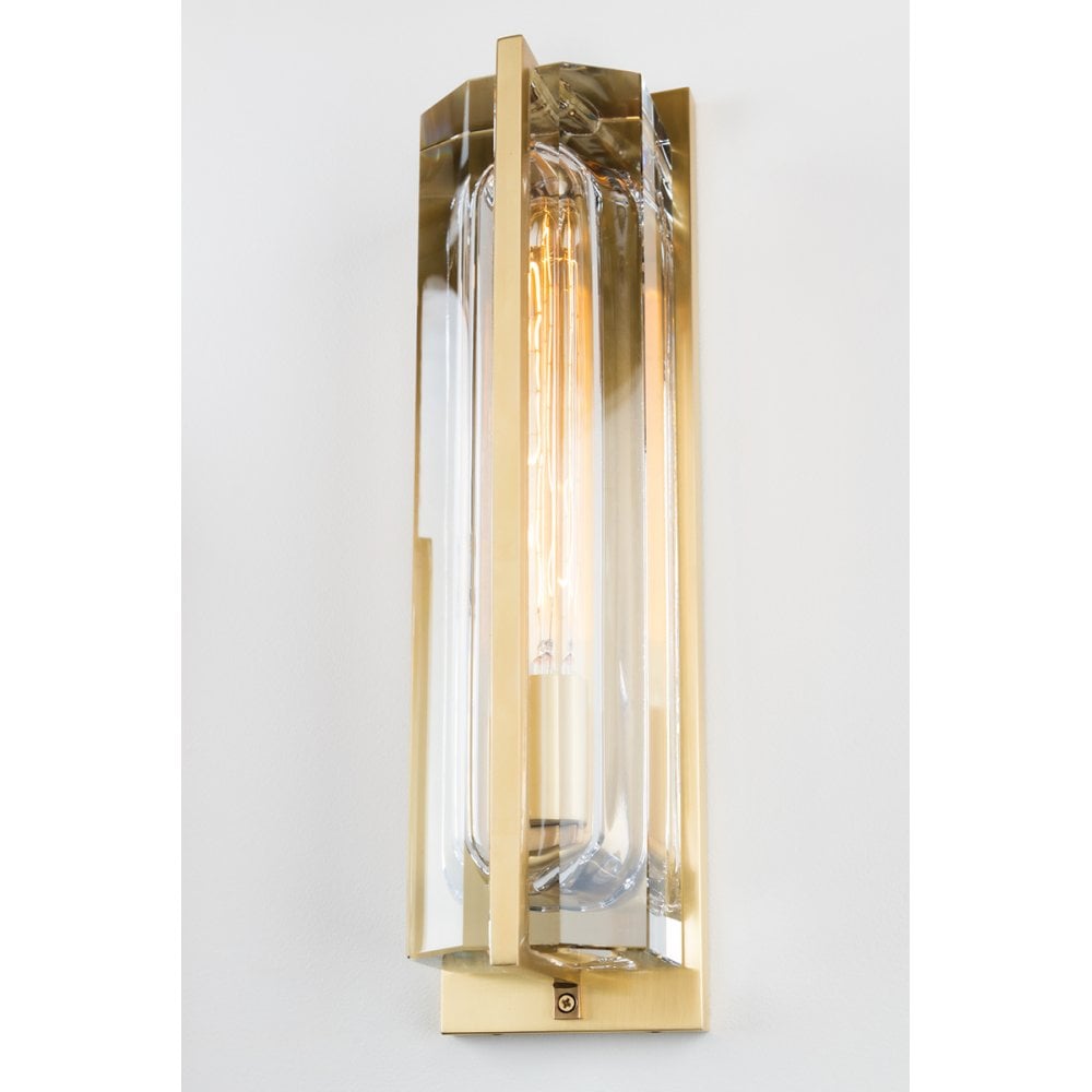 Hawkins Aged Brass 1-Light Wall Sconce