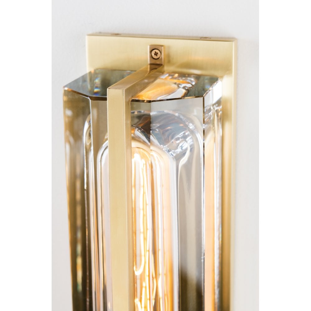 Hawkins Aged Brass 1-Light Wall Sconce