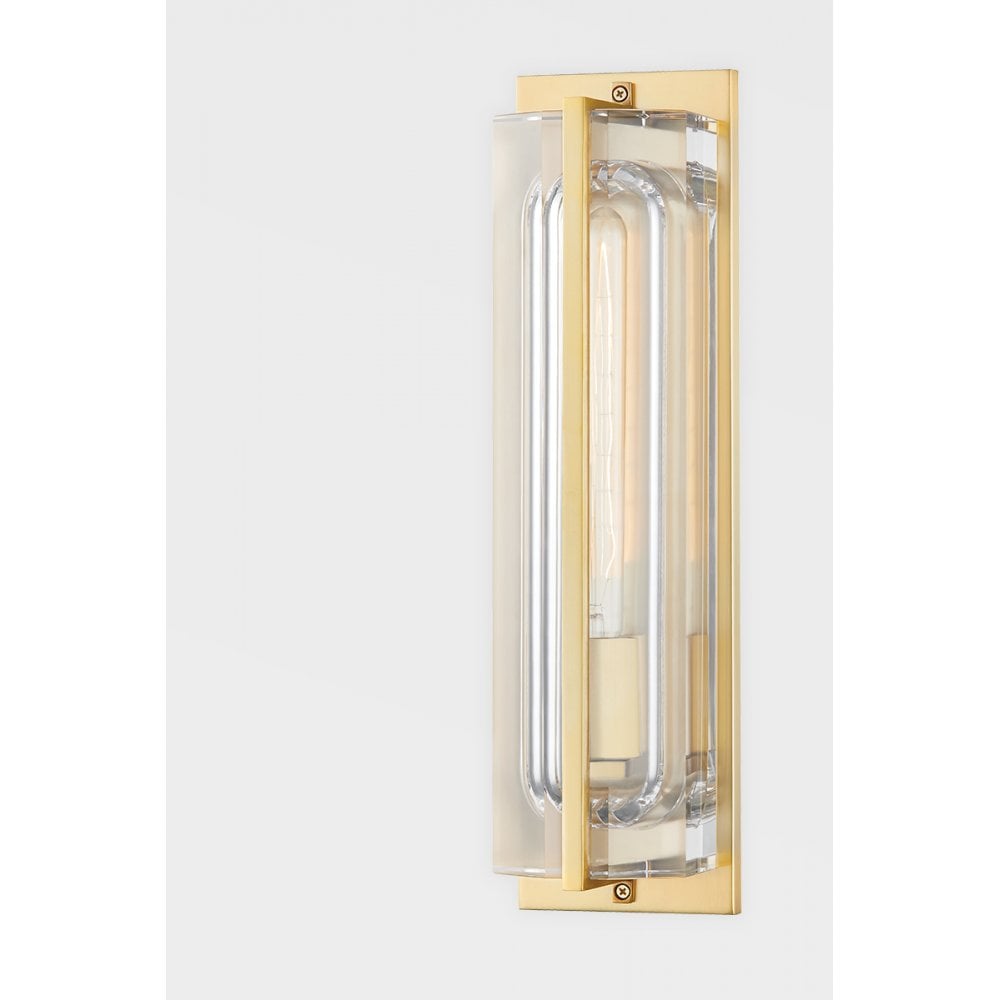 Hawkins Aged Brass 1-Light Wall Sconce