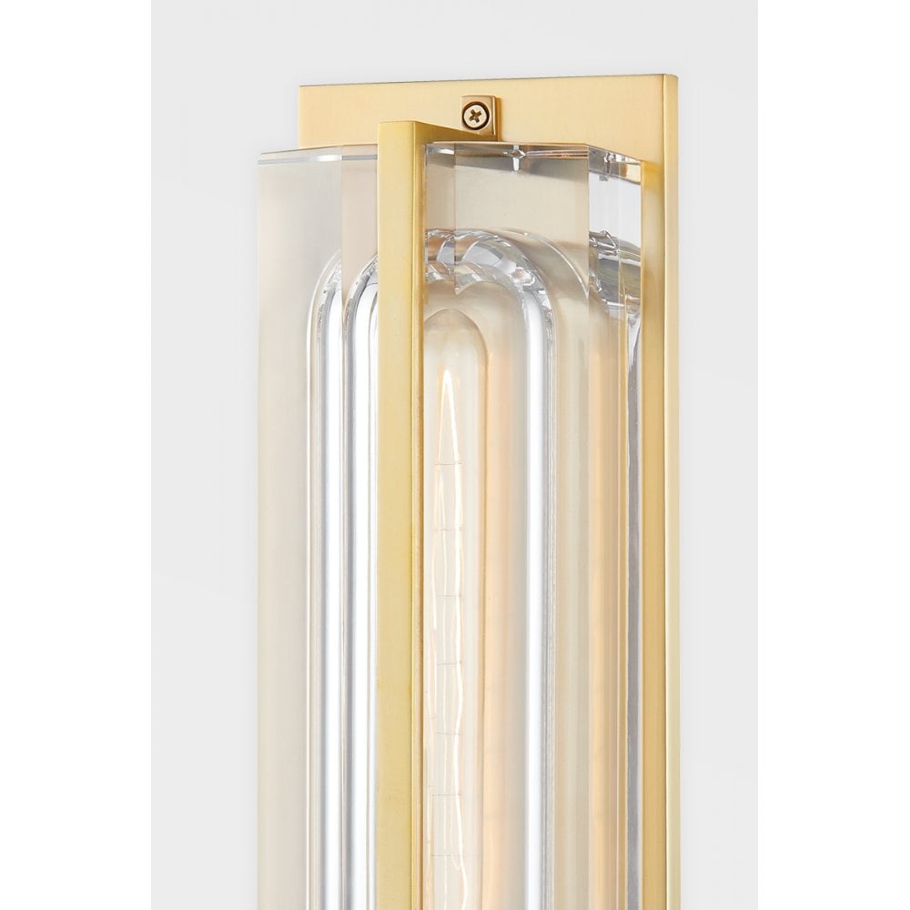 Hawkins Aged Brass 1-Light Wall Sconce