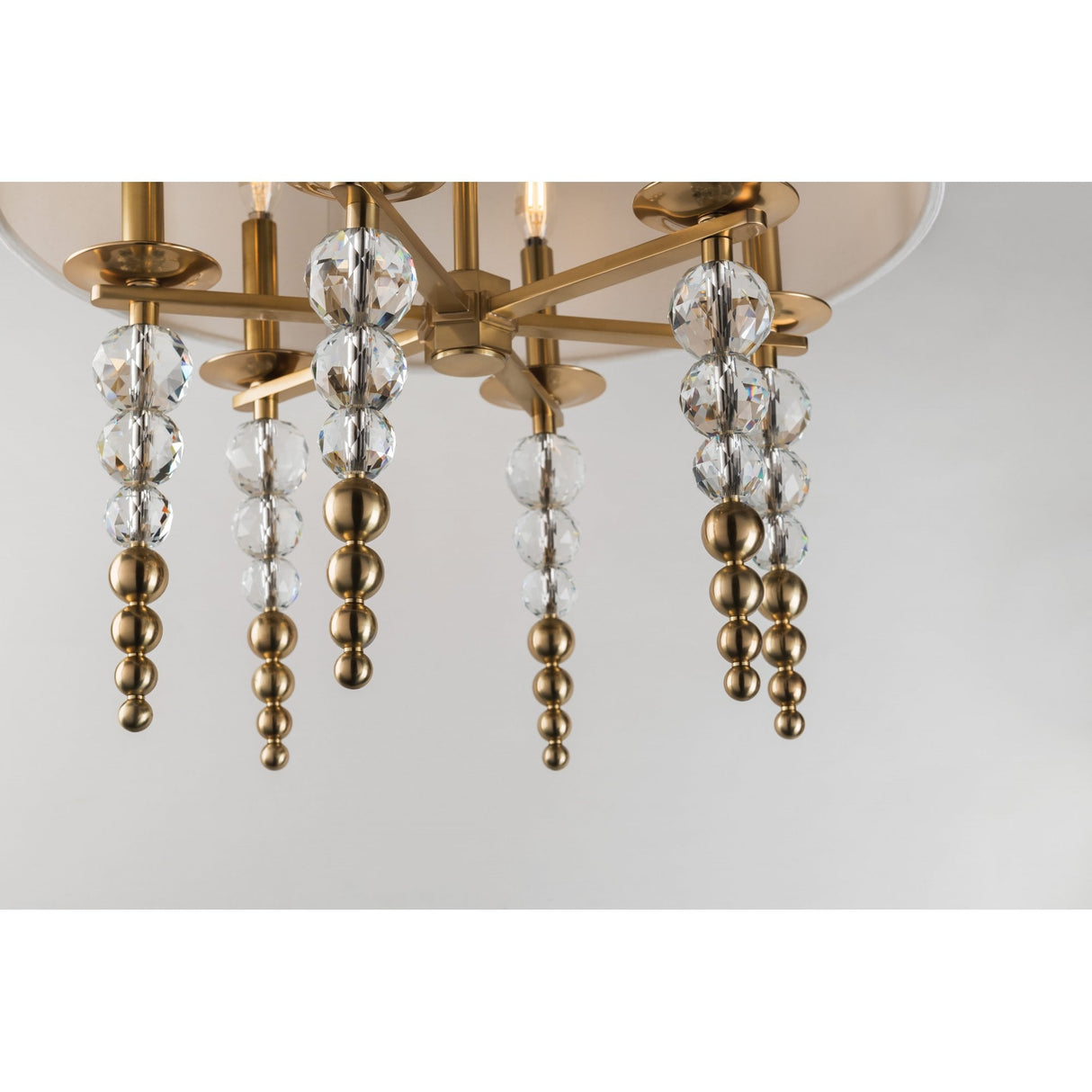 Persis Agb Single Light Linen Shade Wall Sconce