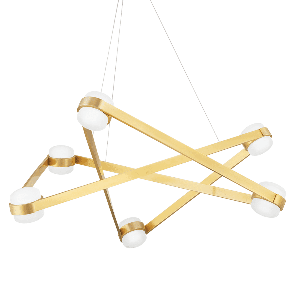 Orbital Elegance 6-Light Chandelier