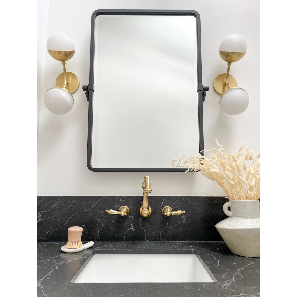 Elegant Saratoga Collection Dual Light Wall Fixture