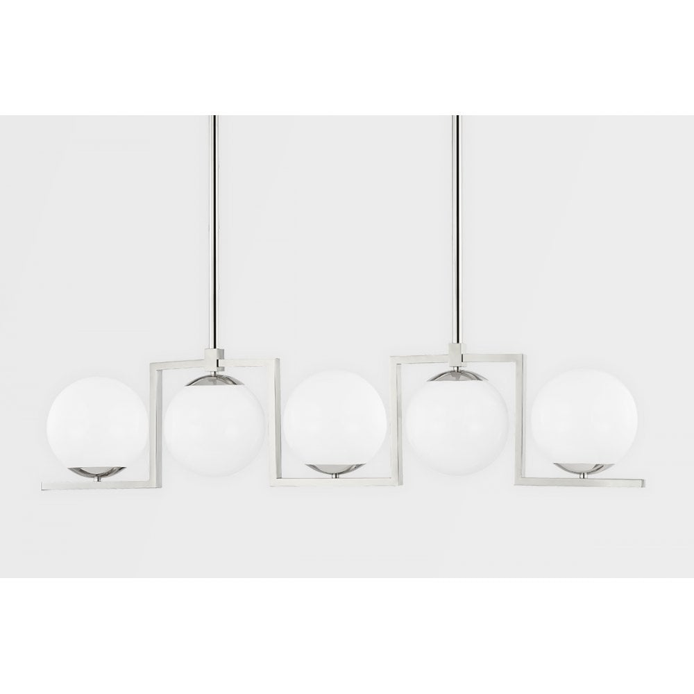 Tanner Antique Brass 4-Light Opal Glass Flush Mount Fixture