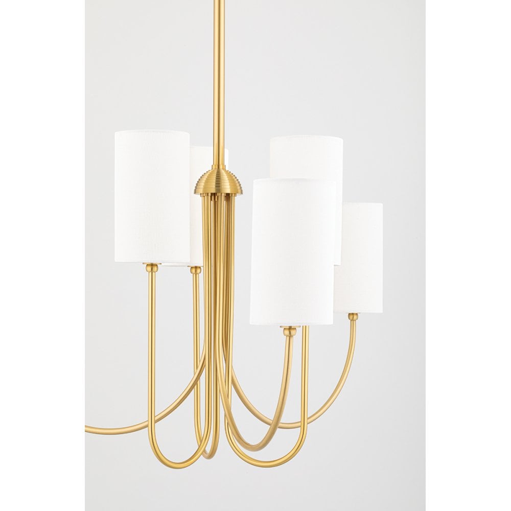 Elegant 1-Light Harlem Wall Sconce in Antique Brass