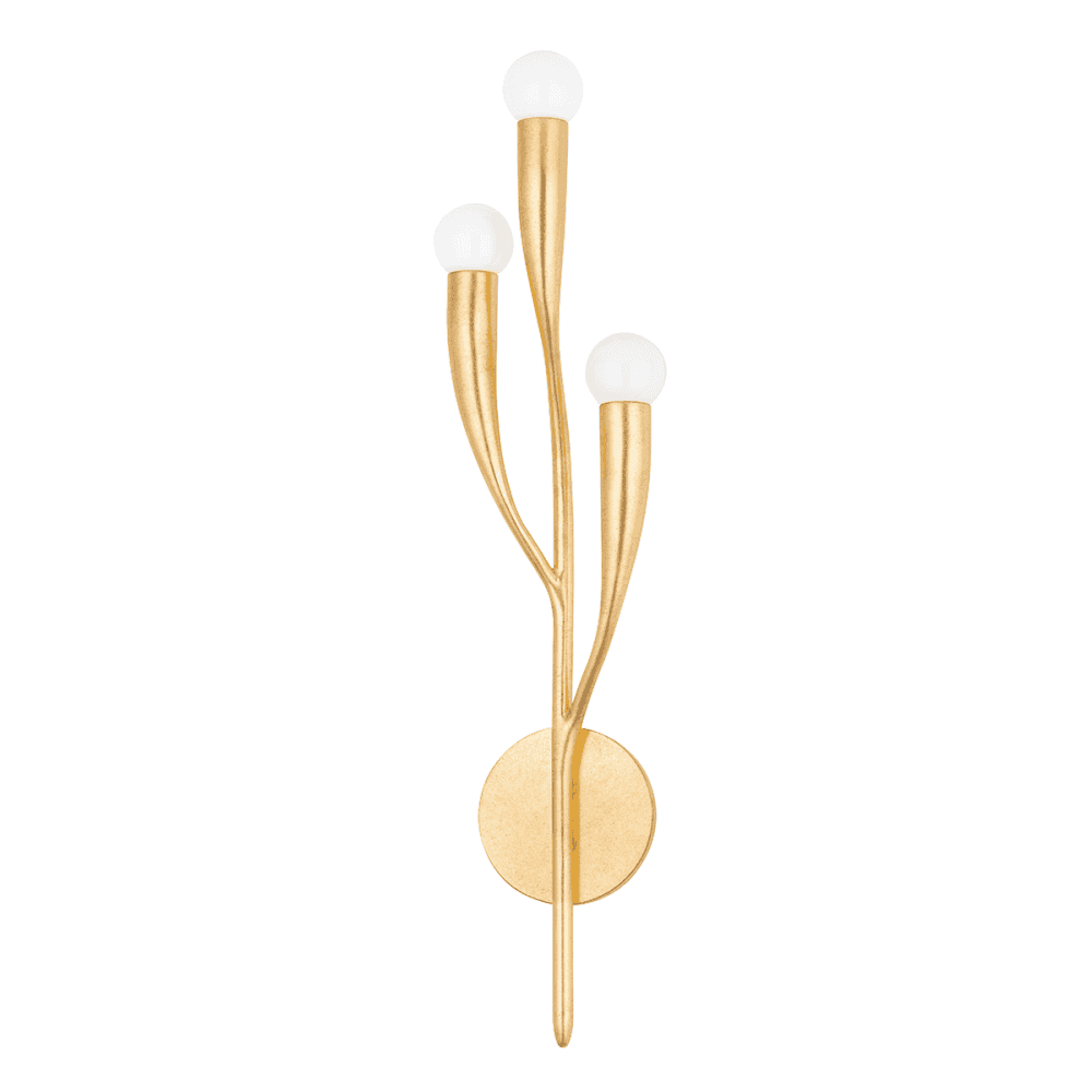 Labra Collection - Vgl Finish Triple Light Wall Sconce