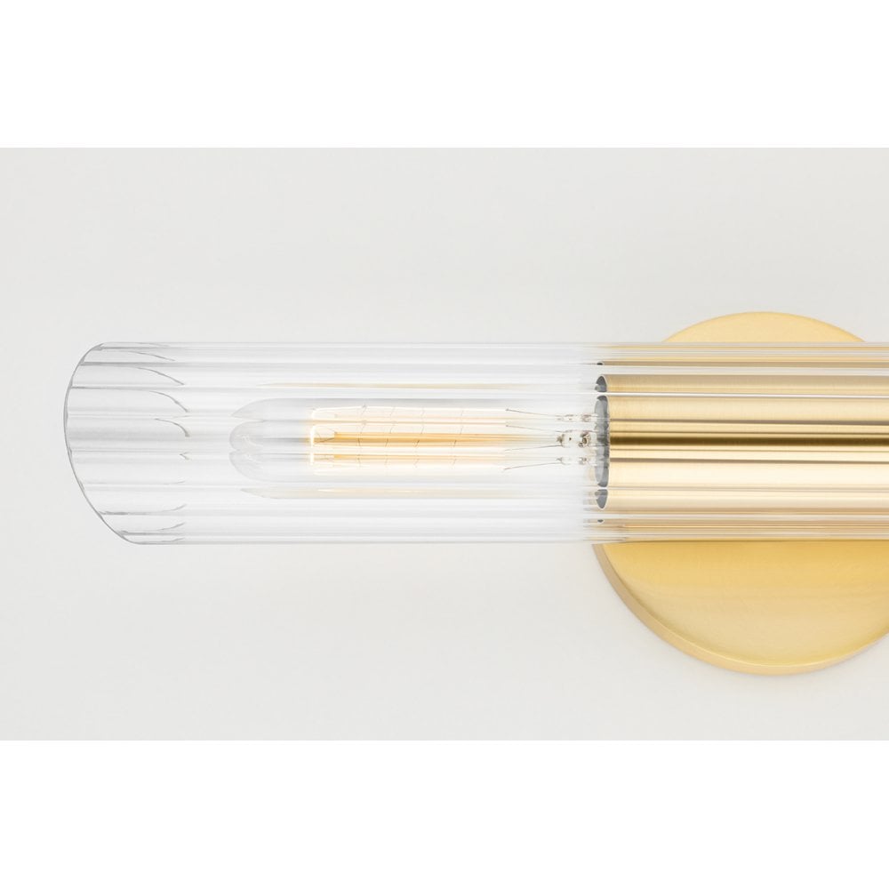 Elegance in Glass: Cecily Dual Light Wall Sconce