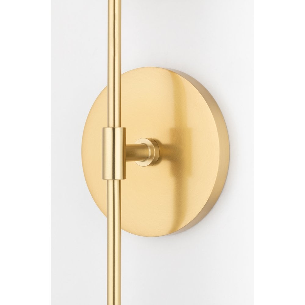 Olivia Antique Brass Single Light Wall Sconce