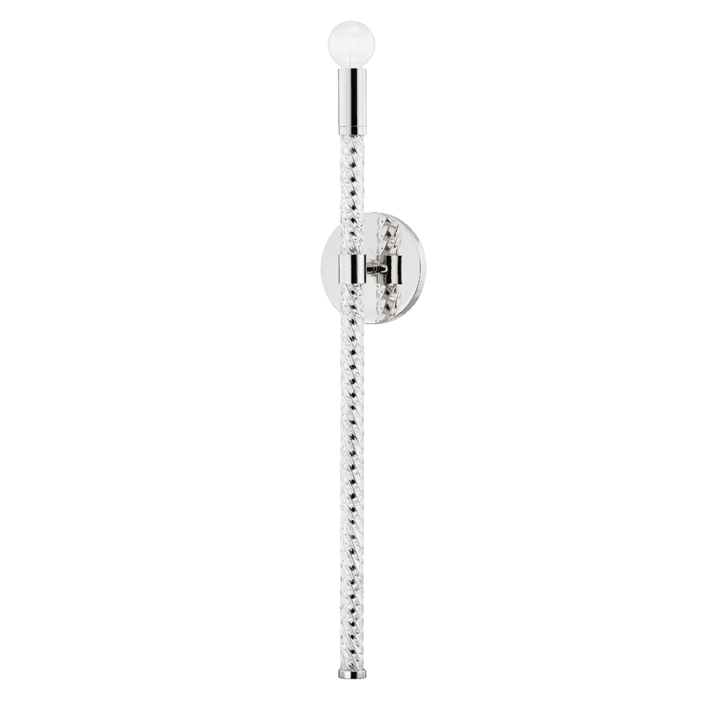 Pippin Polished Nickel Elegant Wall Light