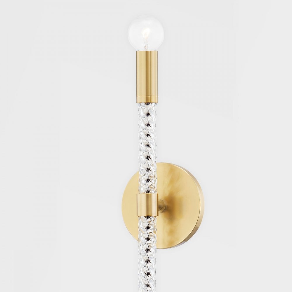 Pippin Polished Nickel Elegant Wall Light