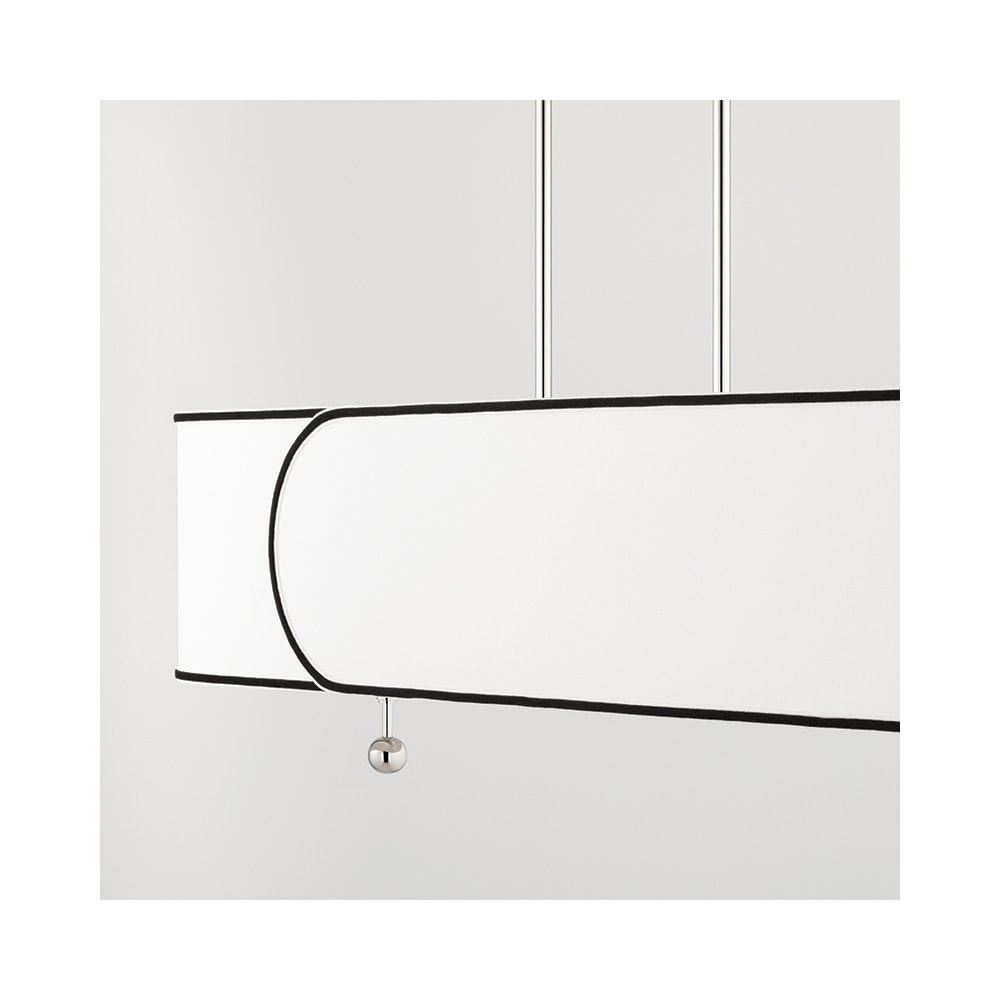 Zara Agb Sleek Linen Pendant Light