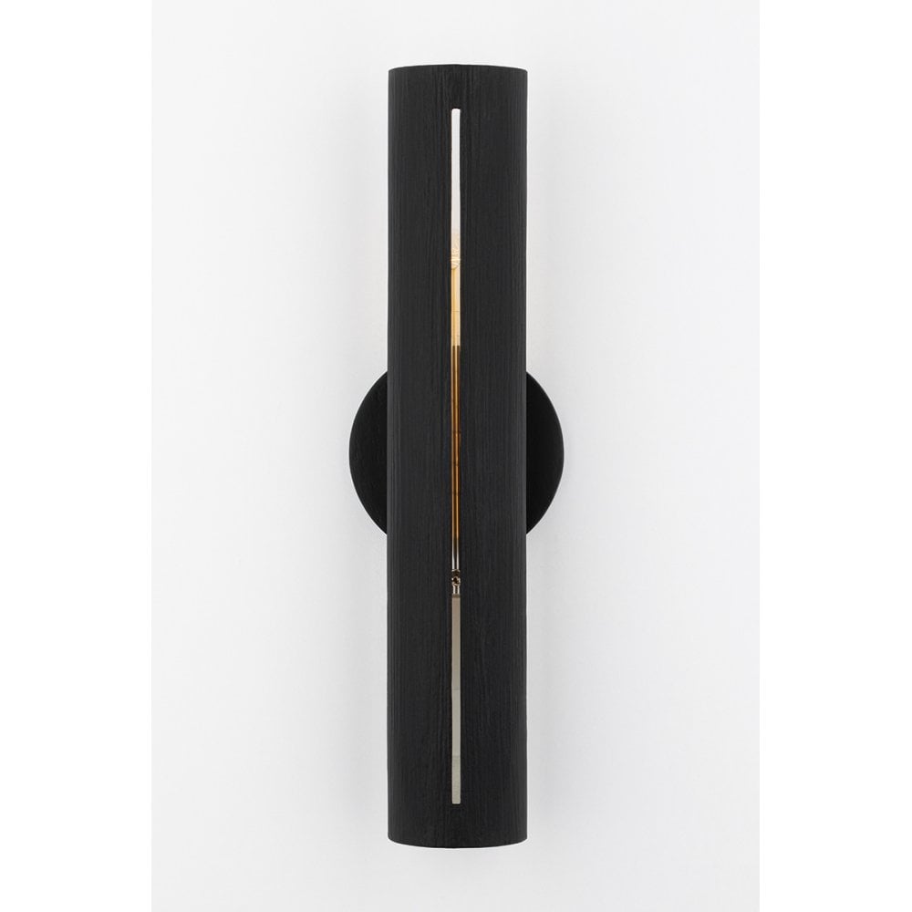 Brandon Modern Black Steel Wall Sconce