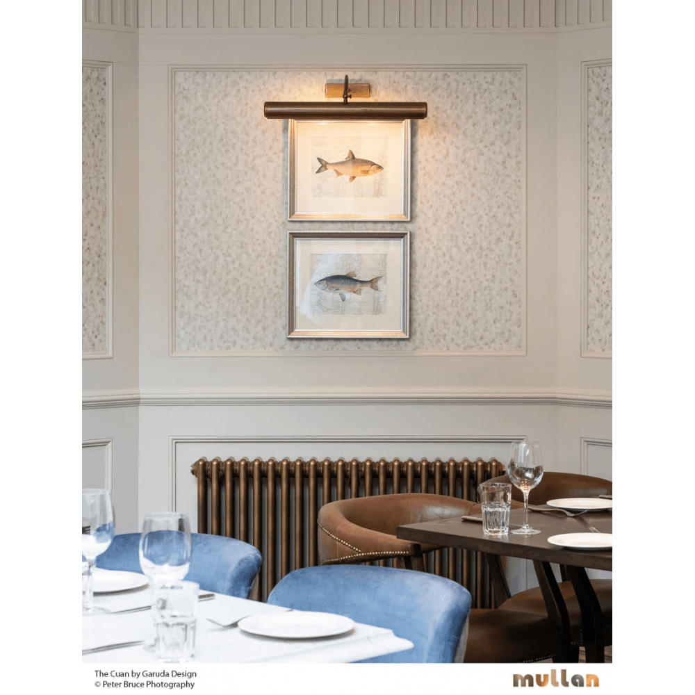 Elle 35.5cm Antique Brass Picture Light