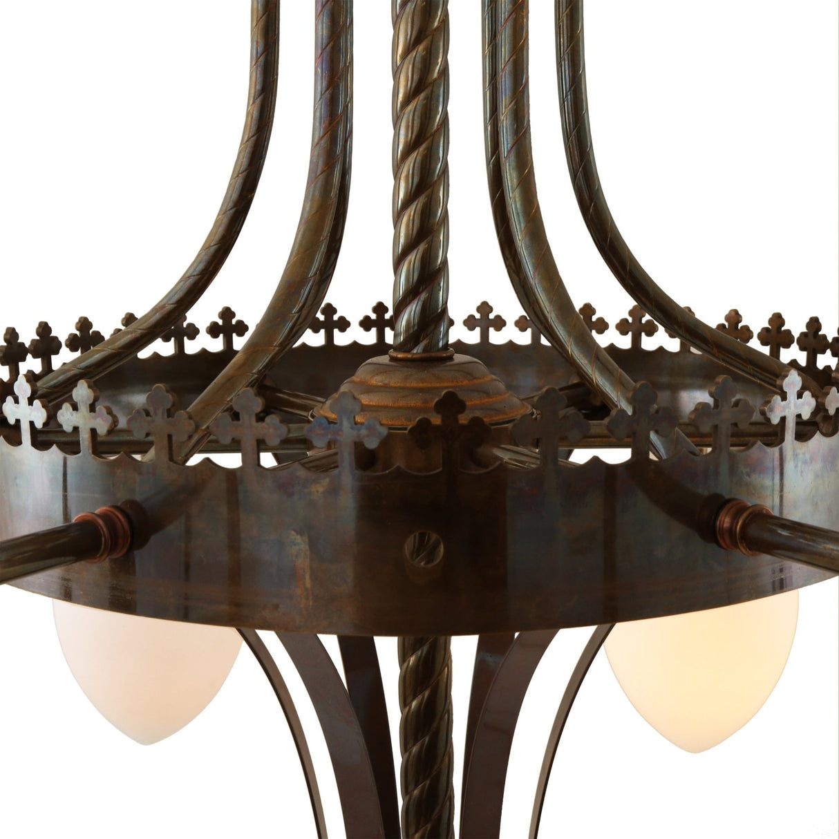 Killarney 5-Light Grand Chandelier in Antique Brass